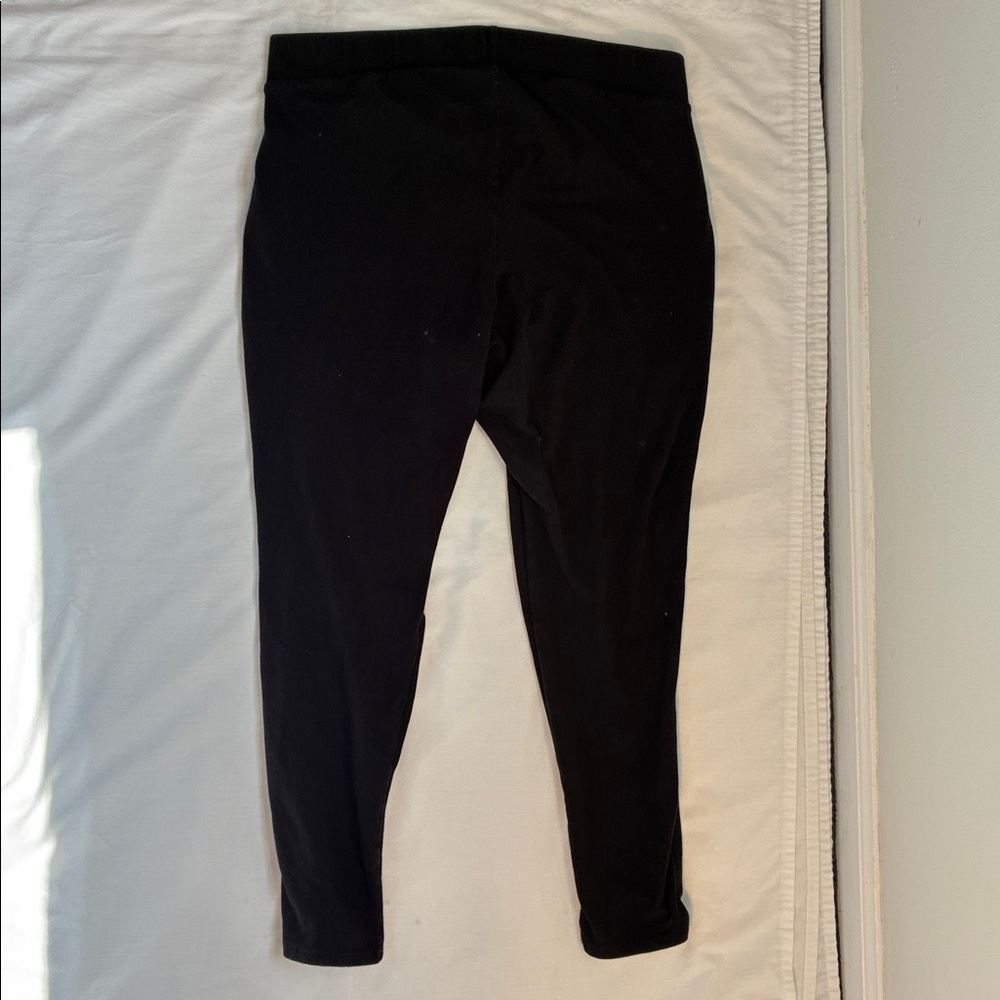 Torrid Black Leggings Size 2 Distressed Fishnet - Picture 12 of 13